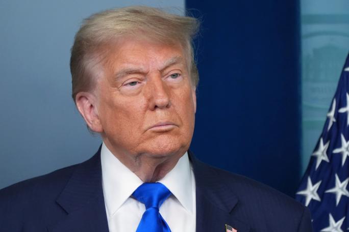 President Donald Trump listens during a briefing with the media, Friday, June 27, 2025, at the White House in Washington. (AP Photo/Jacquelyn Martin)