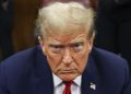 Former President Donald Trump waits for the start of proceedings in Manhattan criminal court, Tuesday, April 23, 2024, in New York. (AP Photo/Yuki Iwamura, Pool)